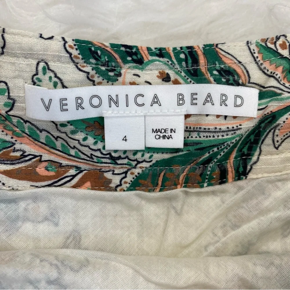 VERONICA BEARD MEMPHIS PAISLEY WRAP SKIRT - Picture 8 of 9